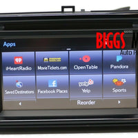 2014-2016 Toyota Corolla Navigation Radio Cd Player W/ Apps 86100-02100 +core