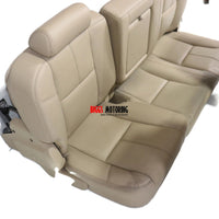 2007-2014 Chevy Tahoe Suburban Silverado Front & Rear OEM Seats | Tan Leather