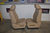2009-2014 F-150 Crew Cab Front&Rear Seat Tan Leather Set Oem Powered Heat Cool