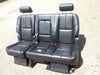 07-14 GM GMC ESCALADE TAHOE YUKON BLACK LEATHER SEATS 09 60/40 BENCH SHORT BODY - BIGGSMOTORING.COM