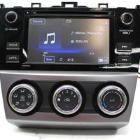 2015-2016 Subaru Impreza XV Touch Screen AC Control Radio Cd Player 86201FJ640