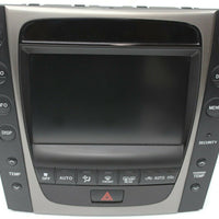 2006-2008 Lexus GS300 Mark Levinson Navigation Radio Ac Control Display Screen - BIGGSMOTORING.COM
