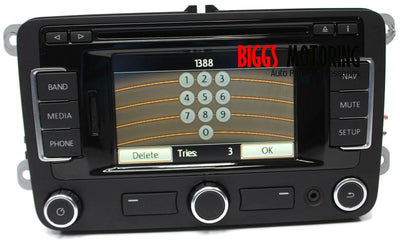 2012-2016 VW Beetle Jetta Navigation Radio Display Screen Cd Player 1K0 035 274
