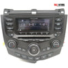 2003-2007 Honda Accord Radio 6 Disc Cd Player Ac Control 39175-SDA-L110-M2 - BIGGSMOTORING.COM