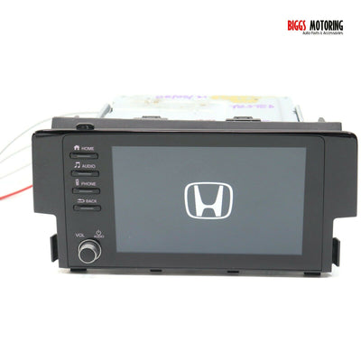 2019-2010 Honda Civic Radio Cd Player Touch Display Screen 39101-TBJ-AD1-M1