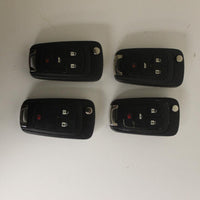 Lot Of 4 Chevy Key Fob Remotes Smart Keys Flip Key
