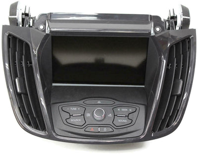 13-15 Ford Info Display Screen W/Bezel & CD Player (3 Pieces) DJ5T-14F239-AJ - BIGGSMOTORING.COM