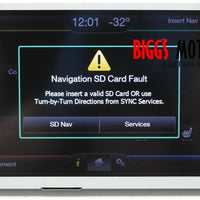 2013-2016 Ford Fusion Sync GPS Navigation Radio Pantalla Pantalla DS7T-18B955-FA