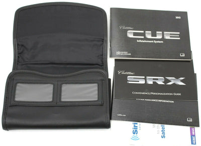 2013 Cadillac SRX Cue Owner's Manual Personalization Guide