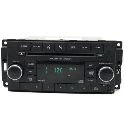 2013-2017 Dodge Chrysler Jeep RES Radio Stereo Single Disc Cd Player P05091197AD