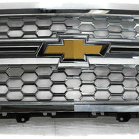 2014-2015 Chevy Silverado LTZ Front Bumper Mesh Chrome Grille