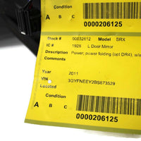 2010-2016 CADILLAC SRX DRIVER LEFT SIDE POWER DOOR MIRROR GOLDMIST 32612