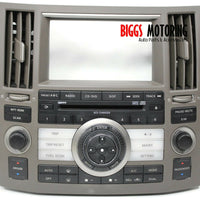 2006-2008 Infiniti FX35 FX45 Radio Face Climate Control Panel 28395 CL70A - BIGGSMOTORING.COM