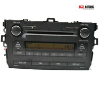 2012-2013 Toyota Corolla Radio Stereo 518AU Cd Player 86120-12E90