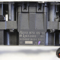 2005-2007 MERCEDES BENZ W203 C280 DASHBOARD CONTROL PANEL 203 870 05 10 - BIGGSMOTORING.COM