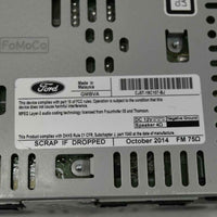 2013-2015 Ford Escape Radio Receiver CD MP3 Player CJ5T-19C107-BF