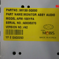 2011-2014 Hyundai Sonata Radio Information Display  Screen 96130-3Q000