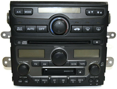 2003-2005 Honda Pilot Radio Stereo Tape 6 Disc Changer Cd Player 39100-S9V-A310 - BIGGSMOTORING.COM