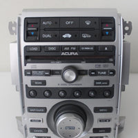 2005-2008 Acura Rl Xm Radio Stereo Mp3 Dvd 6 Disc Cd Player W/ Climate - BIGGSMOTORING.COM