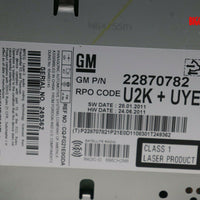 2011-2012 Chevy Camaro Radio Stereo Cd Mechanism Player 22870782
