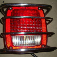 87-06 JEEP WRANGLER TAILLIGHTS W/ GUARD FREE CHROME GAS