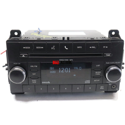2011-2013  Dodge Durango Res Sirius Radio Stereo Cd Player P05091330AB