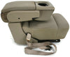 2004-2008  Ford F150  Front Center Console Jump Seat W/ Cup Holder Tan - BIGGSMOTORING.COM