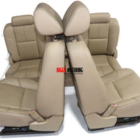 2007-2014 Chevy Tahoe Suburban Silverado Front & Rear OEM Seats | Tan Leather