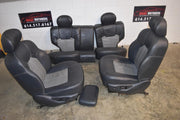 1999-2004 Jeep Grand Cherokee Ltd & Overland Complete Seat Set Gray Leather Oem - BIGGSMOTORING.COM