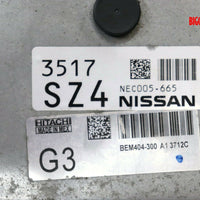 2013-2015 Nissan Sentra Engine Computer Control Module BEM404-300