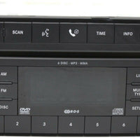 2007-2011 Dodge Nitro Radio Stereo 6 Disc Changer Cd Mp3 Aux Player 5064940AD