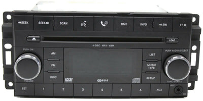 2007-2011 Dodge Nitro Radio Stereo 6 Disc Changer Cd Mp3 Aux Player 5064940AD
