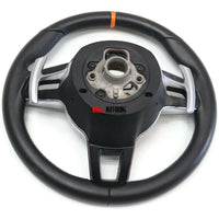 2016 Porsche Gt3 Driver Steering Wheel Orange center line Mark