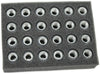 GM Wheel Lock & Lug Nut Kit Chrome 24pc 12451945
