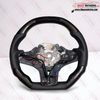 2021-2024 Custom Carbon Fiber LED Steering Wheel With heat For BMW M3 M4