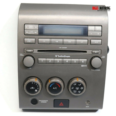 2004-2005 Nissan Titan Armada Dash Radio Face Climate Control Panel 28098 7S200 - BIGGSMOTORING.COM