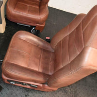 99-10 FORD SD F250 F350 KING RANCH FRONTLEATHER BUCKETS SEAT console