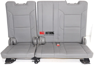2015-2020 Factory Oem Yukon Denali 3rd Row Rear Leather Seat Power Folding Gray