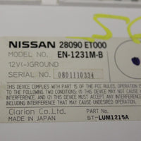 2007 2008 2009 NISSAN SENTRA INFORMATION DISPLAY SCREEN 28090 ET00