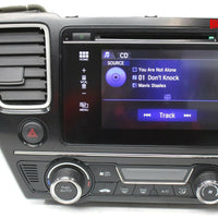 2014-2015 Honda Civic Radio Stereo Cd Player Touch Screen 39100-TR6-A520-M1 +cod