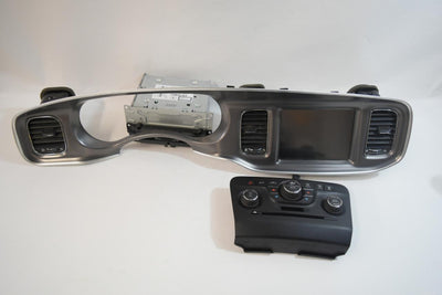2011-2014 DODGE CHARGER RADIO FACE DISPLAY SCREEN W/ CLIMATE CONTROL