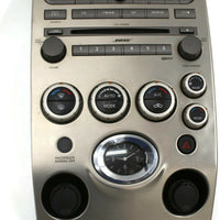 2004-2007 Infiniti QX56 Radio Face Clock Climate Control Panel 28098 7S008B - BIGGSMOTORING.COM