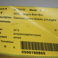 2015-2016 Honda Fit  Engine Computer Module 37820-5R7-A14