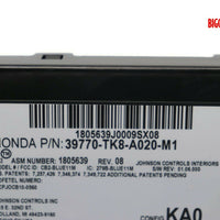 2011-2013 Honda Odyssey Communication Bluetooth Module 39770-TK8-A020-M1