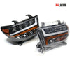 For 07-13 Tundra/Sequoia Full LED Sequential Tube Quad Projector Headlights