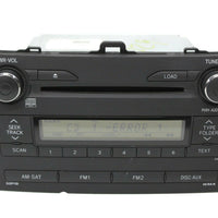 2011-2012 Toyota Corolla AM / FM Radio Stereo Cd Player 86120-12D20
