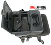 1999-2009 Ford F250 F350 Super Duty Center Console Jump Seat Black - BIGGSMOTORING.COM