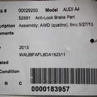 2012-2014 AUDI A4  ANTI LOCK ABS BRAKE PUMP MODULE 8K0 907 379 CK