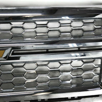 2014-2015 Chevy Silverado LTZ Front Bumper Mesh Chrome Grille