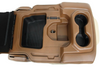 19-23 Dodge Ram 1500 Center Console Jump Seat Storage & Cupholder BR - BIGGSMOTORING.COM